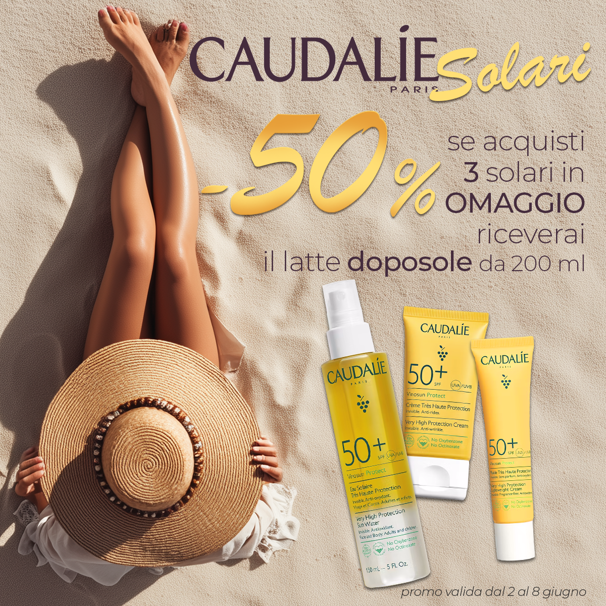 Caudalie ti accompagna in spiaggia